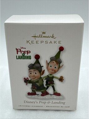 2010 Hallmark Keepsake Prep &Landing Elf Elves Disney Ornament Wayne Lanny New